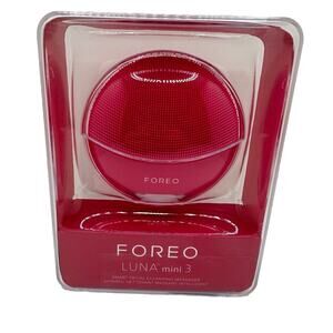 FOREO LUNA Mini 3 Fuchsia Smart Facial Cleansing Massager Device ~NEW/SEALED~